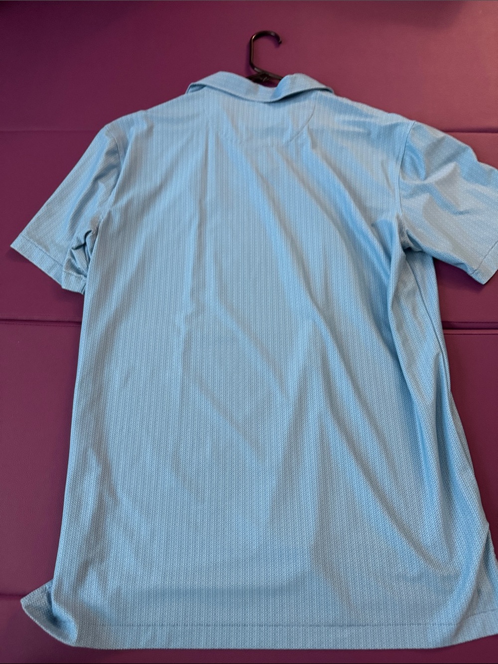 Peter Millar Men’s Sky Blue Performance Polo with Embroidered Crest - Picture 5 of 5